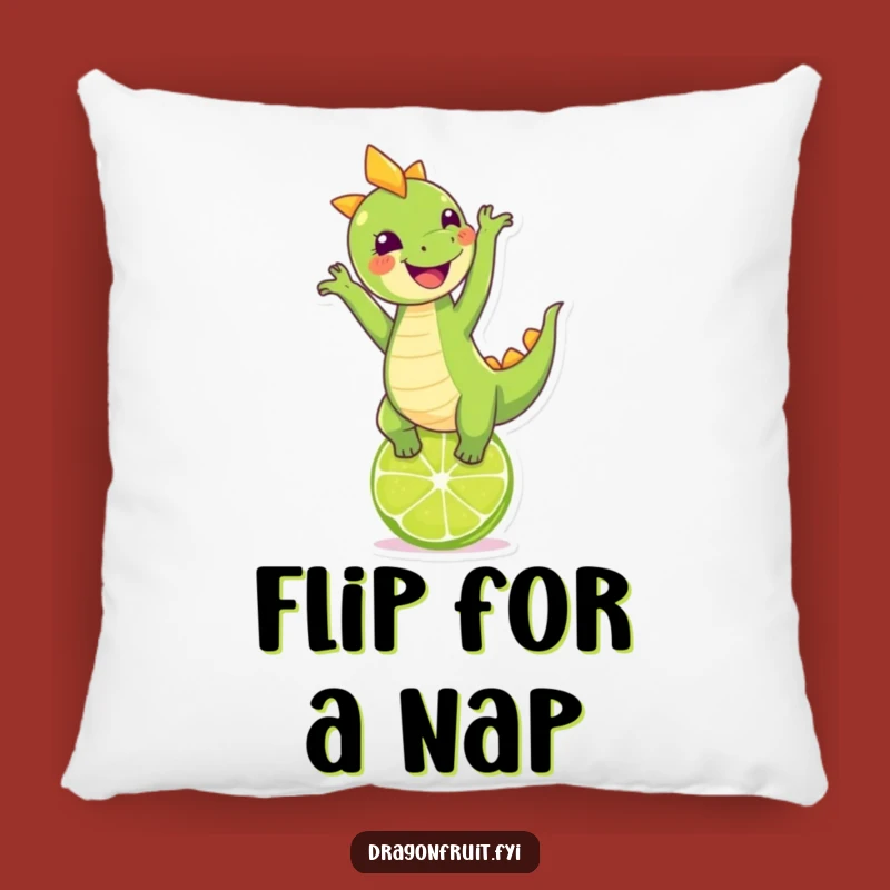 Funny Dragonfruit & Lime Handstand Pillow: Couch Cuddles with Hilarious Fruit Characters
