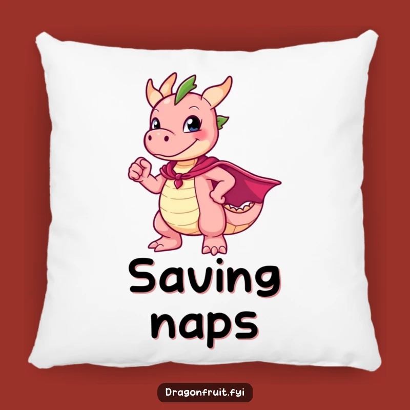 Funny Dragonfruit Hero Pillow: Comfy & Quirky Decor for Super Fans