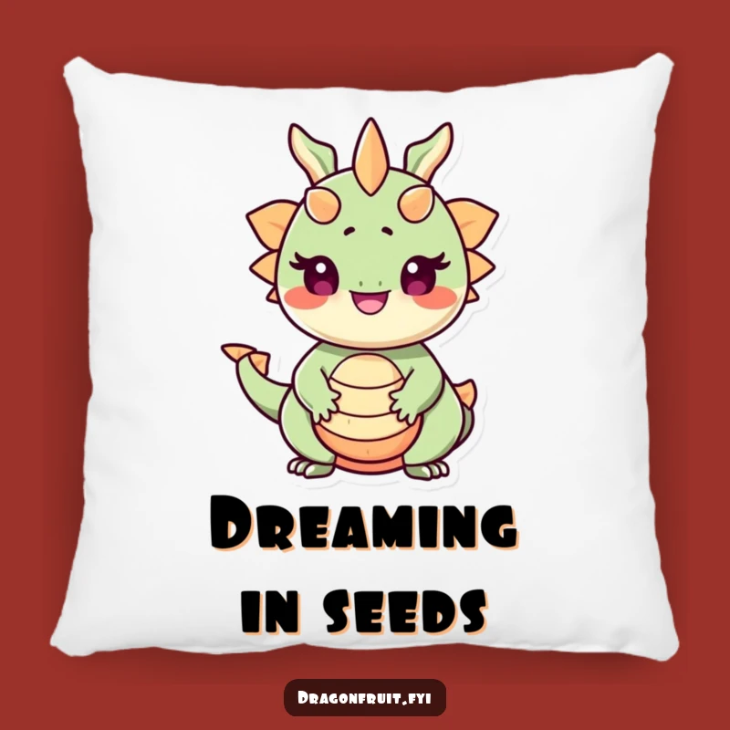Funny Dragonfruit Pride Pillow: Cozy Comfort with Exotic Smiles, the Perfect Funny Gift