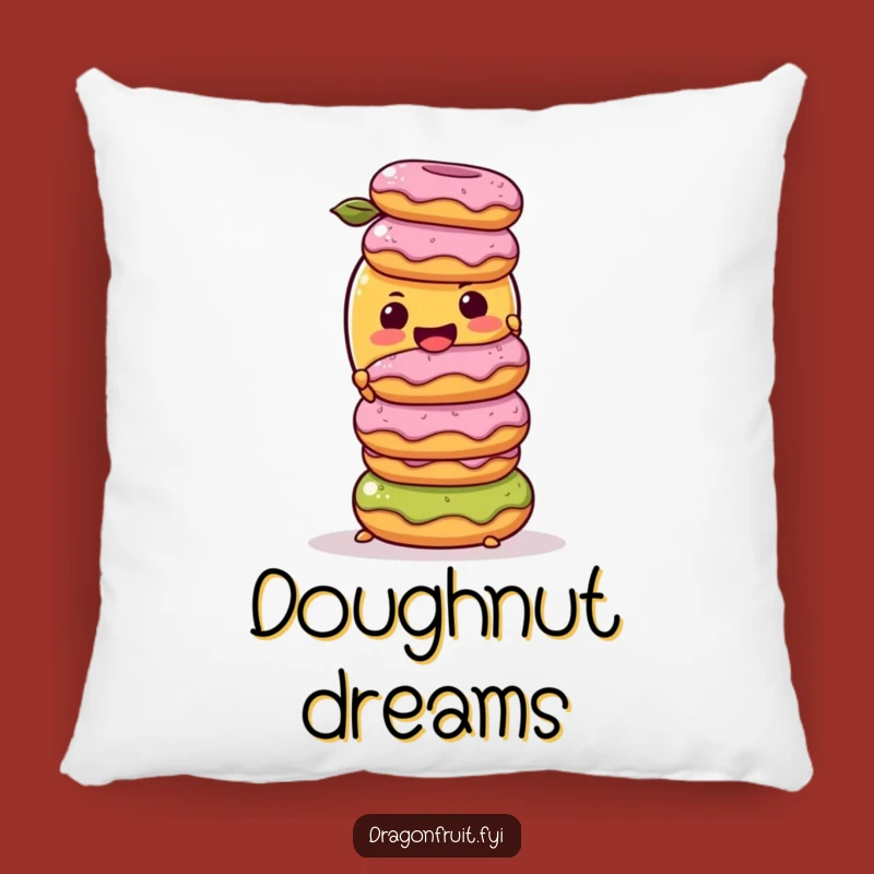 Funny Mango Donuts Pillow: Snuggle Up with This Hilarious Treat