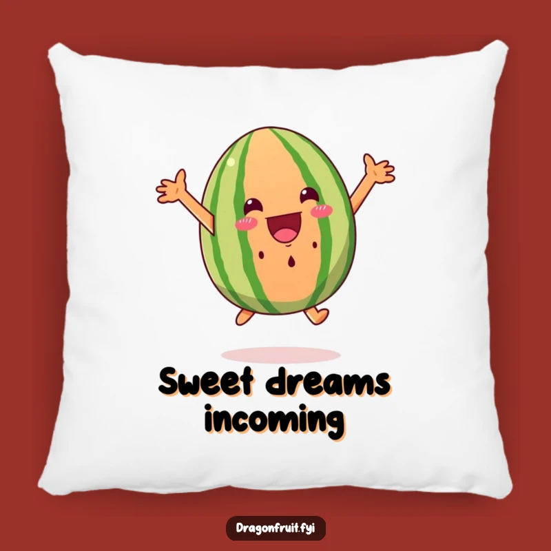 Funny Watermelon Wedge Pillow - Hilarious Leaping Fruit Cushion for Comfy Giggles