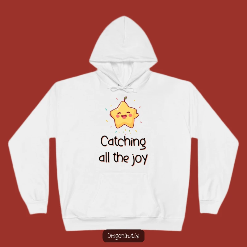 Funny Starfruit Sprinkle Hoodie: Cozy Up with this Hilarious Fruit Character Sweatshirt