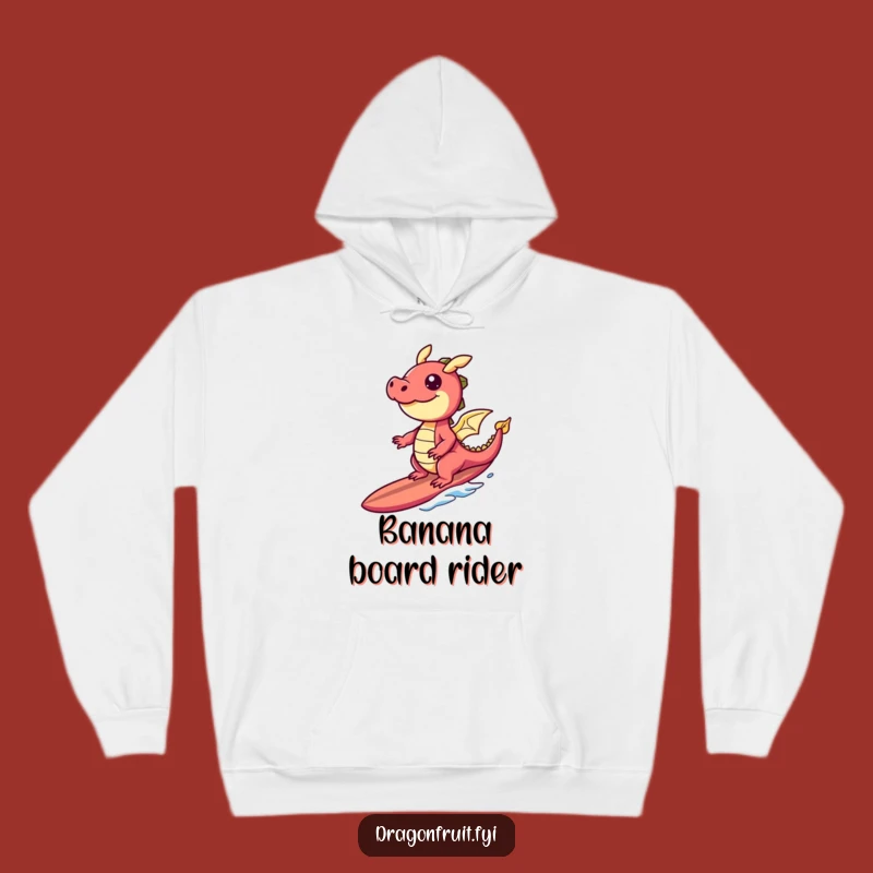 Funny Giggling Dragonfruit Hoodie: Cozy Tropical Surfing Humor Apparel Gift