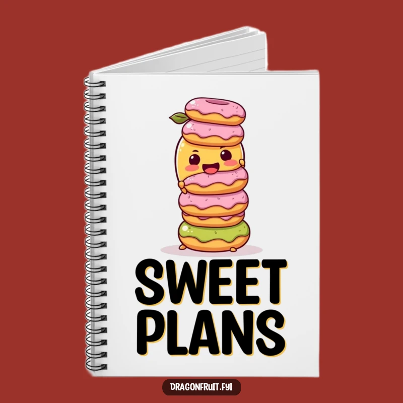 Funny Mango Donuts Notebook: Jot Down Sweet Ideas with This Hilarious Character