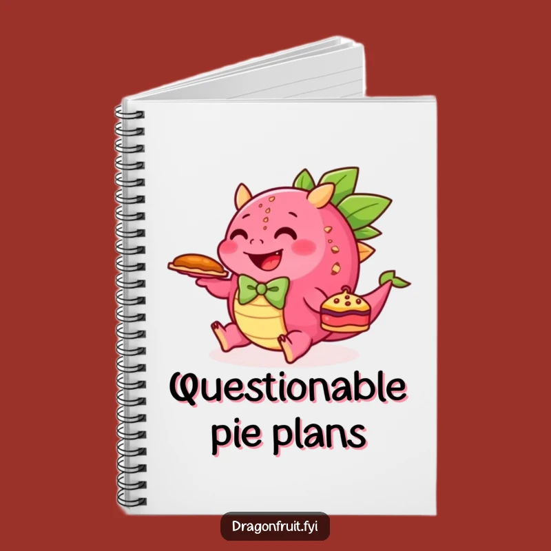 Funny Tripping Dragonfruit Notebook: Hilarious Clumsy Journal Gift