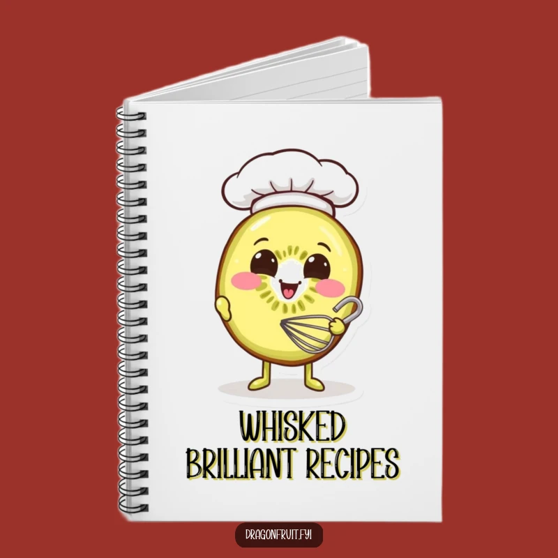 Funny Kiwi Chef Notebook: Smiling Slice's Baking Ideas Gift