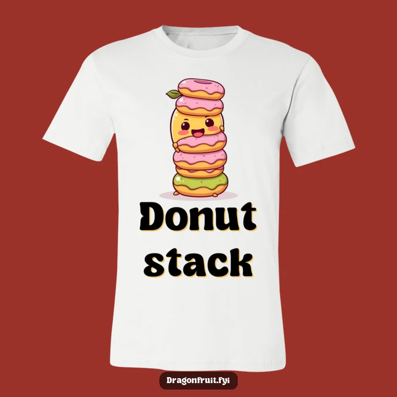 Funny Mango Donuts T-Shirt: A Character's Sweet Balancing Act Gift