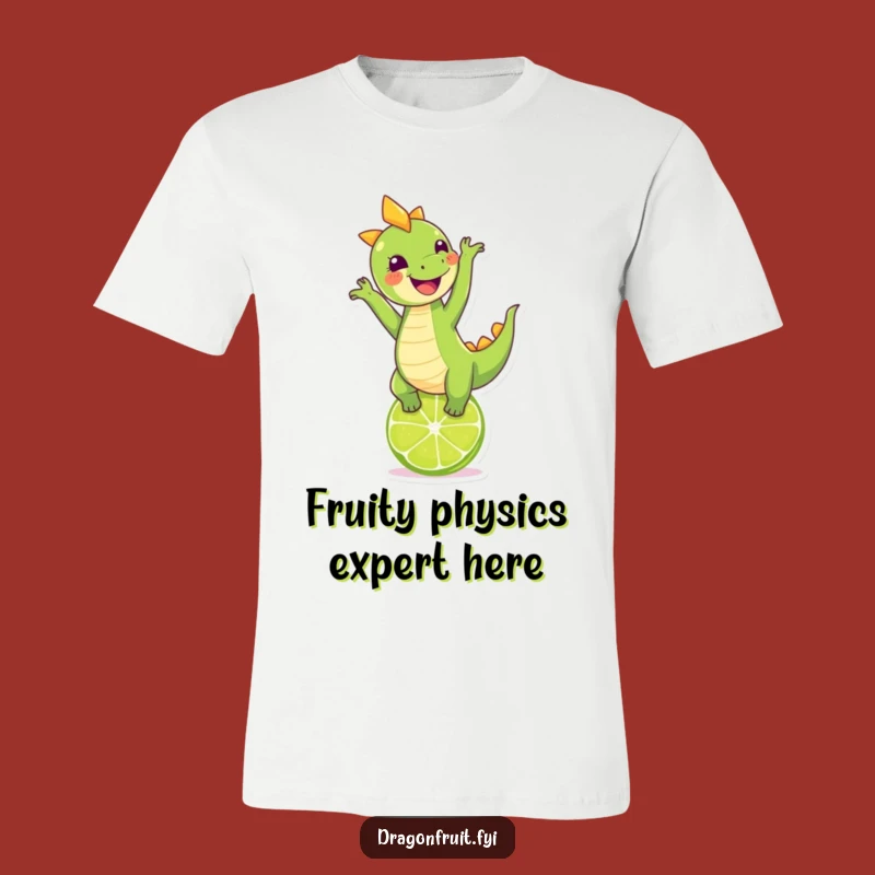 Funny Dragonfruit & Lime Handstand T-Shirt: Hilarious Fruit Character Tee for Comedic Souls