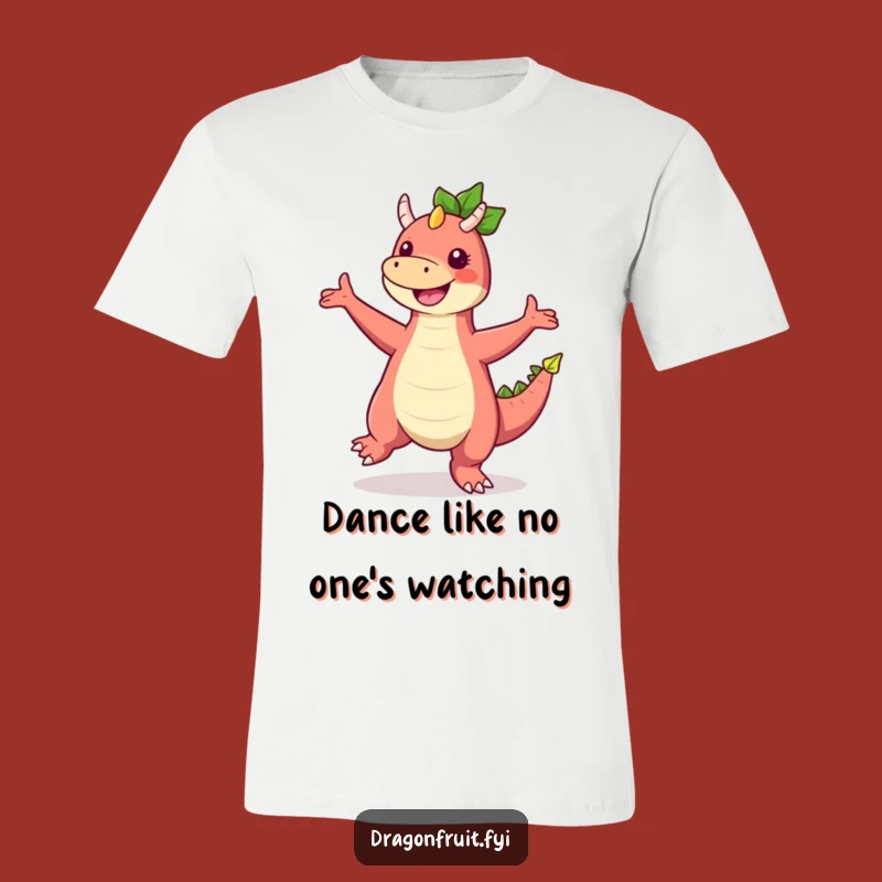 Funny Dragonfruit Dance T-Shirt: Comical Tropical Character Tee for Fun Lovers