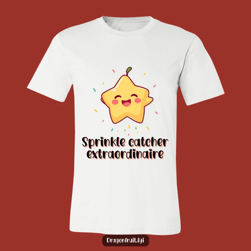 Funny Starfruit Sprinkle T-Shirt: Wear Your Joy with this Comedic Fruit Tee