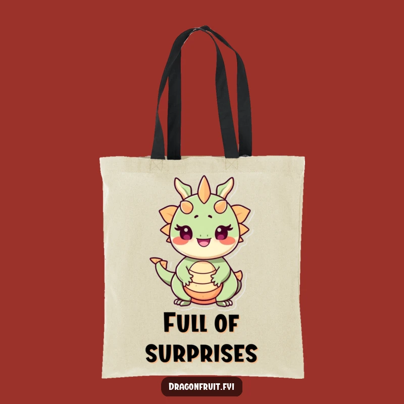 Funny Dragonfruit Pride Tote Bag: Carry Your Essentials with Exotic Joy, a Hilarious Funny Gift