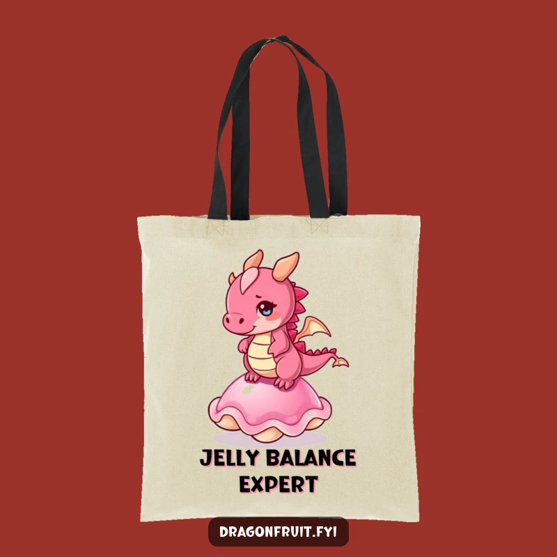 Funny Dragonfruit Wobble Tote Bag: Hilarious Fruit Carrier for Whimsical Errands